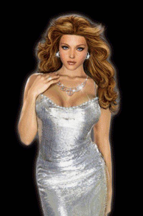 Девушка - женщина, красавица - предпросмотр