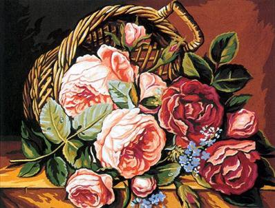 розы - картина цветы - оригинал