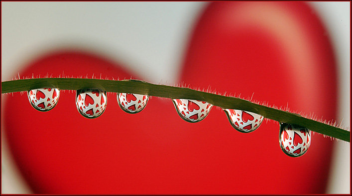 Сердечки - сердечки, картина - оригинал