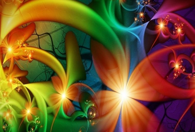 №645743 - цветы, абстракция - оригинал