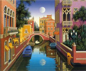 прекрасная Венеция - картина живопись - оригинал