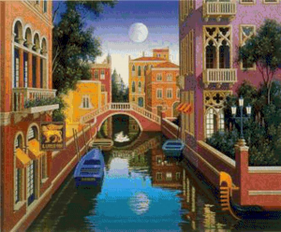 прекрасная Венеция - картина живопись - предпросмотр