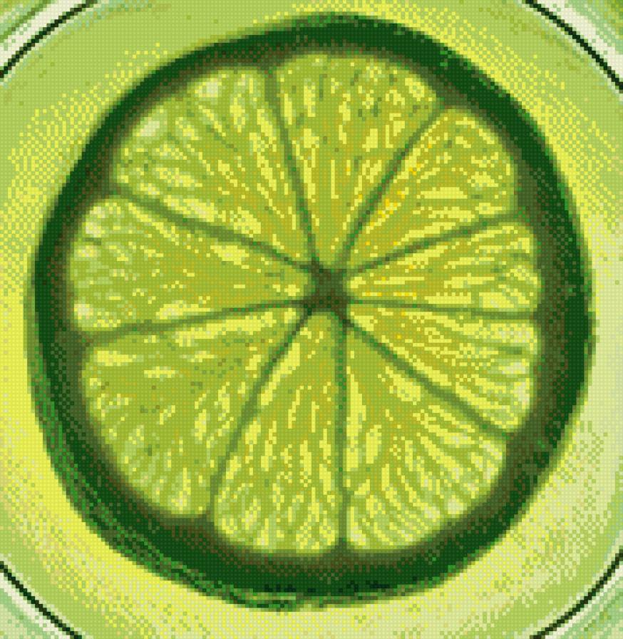 лайм - лайм, цитрус, долька - предпросмотр