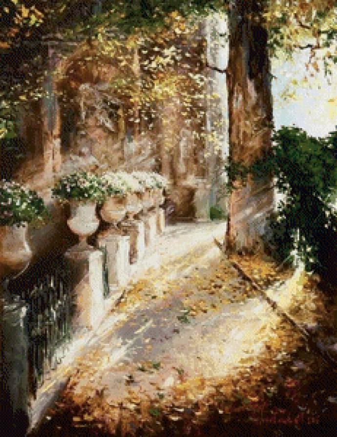 Аллея - осень - предпросмотр