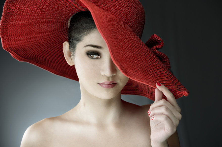 Дама в шляпе - девушка, женщина - оригинал