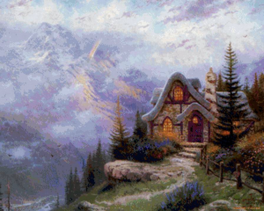 Серия домики - пейзаж, природа - предпросмотр