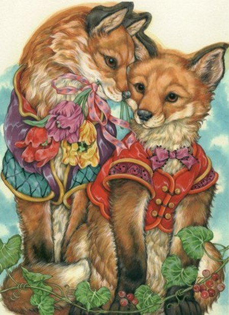 лисички - оригинал