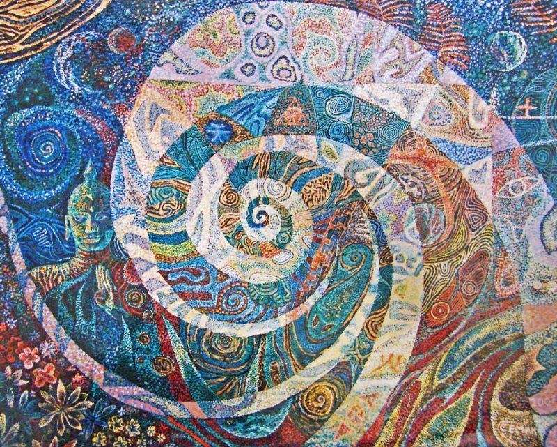 этно- спираль - орнамент, этно, спираль - оригинал