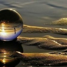 Схема вышивки «шар на песке»