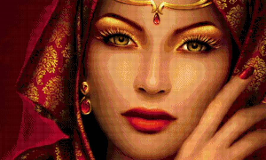 девушка востока - красавица, девушка - предпросмотр