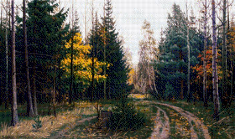 Aleksand Zoriukow - pejzaz, las - предпросмотр