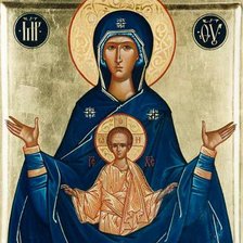 Оригинал схемы вышивки «Пресвятая Богородица Знамение» (№647564)