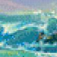 Предпросмотр схемы вышивки «морской пейзаж с лодкой» (№647789)