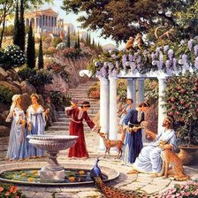 Схема вышивки «Греция»