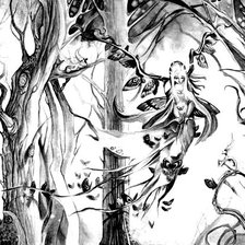 Схема вышивки «дриада»