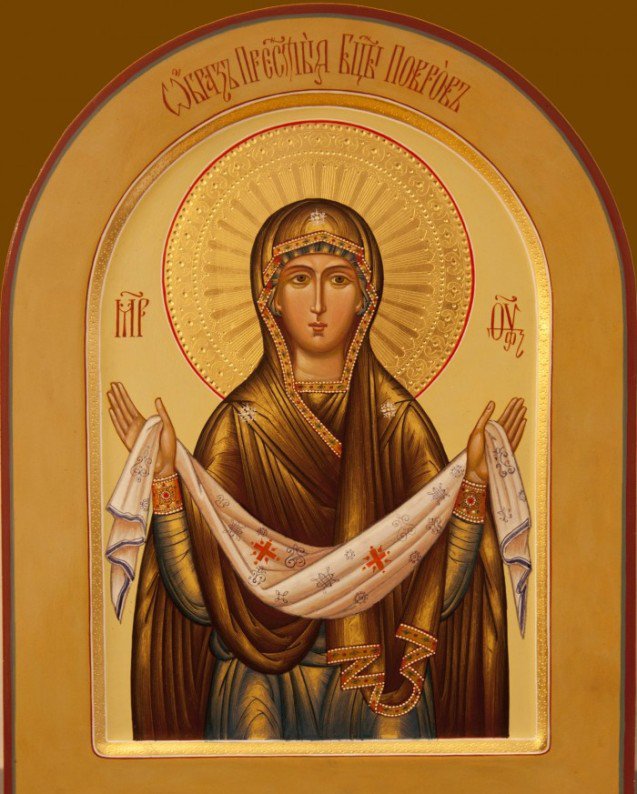 Покров Пресвятой Богородицы - богородица, покров, икона - оригинал
