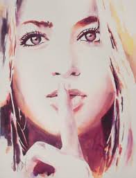 художник Olivier Bartoli - девушка - оригинал