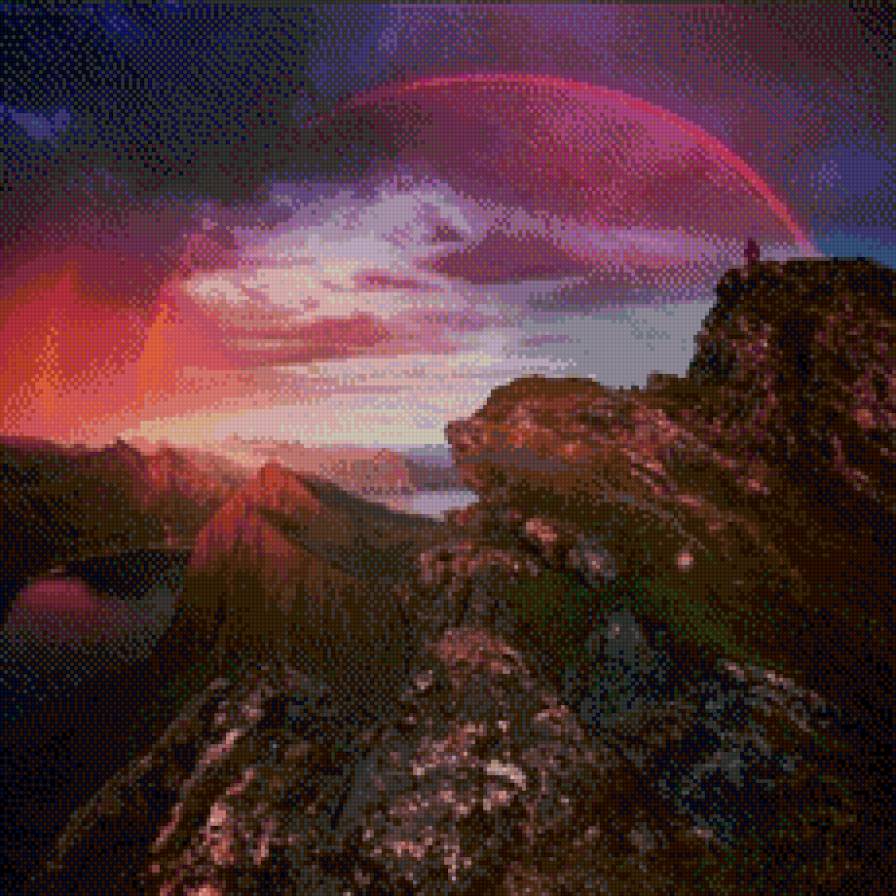 зариво с радугой - горы - предпросмотр