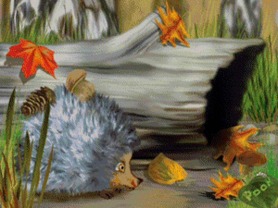 ежик - еж, животные - предпросмотр