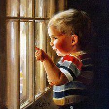 мальчик у окна