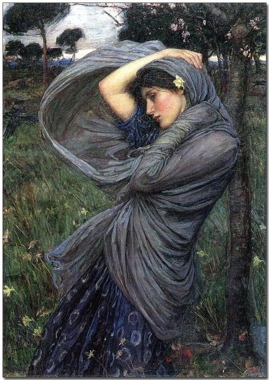 Ветер - девушка картина ветер - оригинал