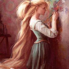 Схема вышивки «Рапунцель»