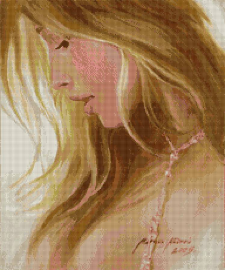 Андрей Маркин - портрет, живопись, девушки - предпросмотр