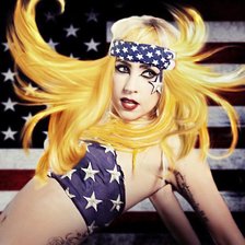 Схема вышивки «Lady gaga»