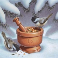 Схема вышивки «Зима»