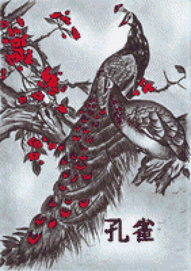 птицы - япония, птицы - предпросмотр