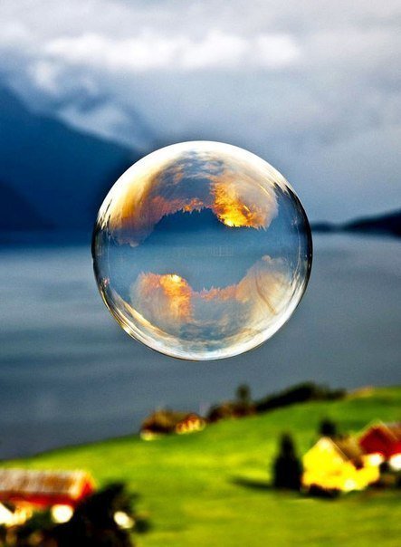 мыльный пузырь - шар, пузырь - оригинал