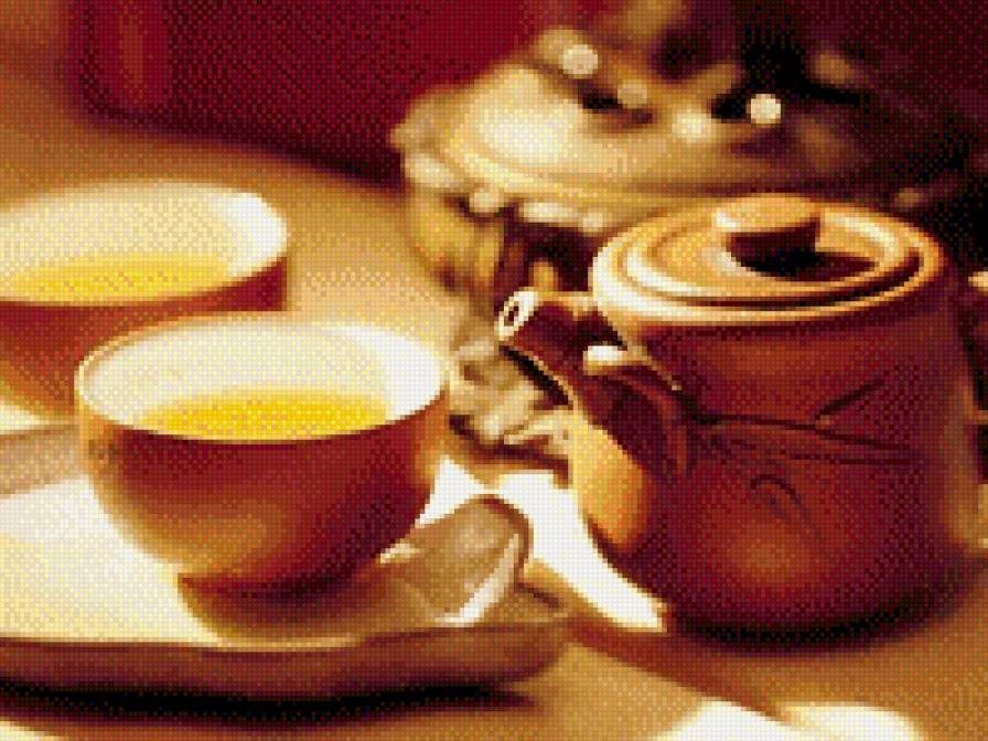 чайник с чаем - кухня, чайник, чай - предпросмотр