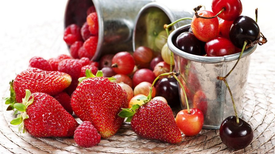 ягоды - еда, ягоды, кухня, натюрморт - оригинал