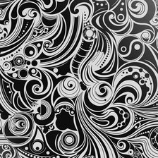 Схема вышивки «монохром подушка»