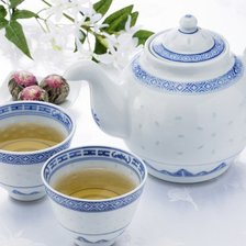 Оригинал схемы вышивки «чайник с чашками» (№650203)