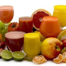 Схема вышивки «напитки с фруктами»