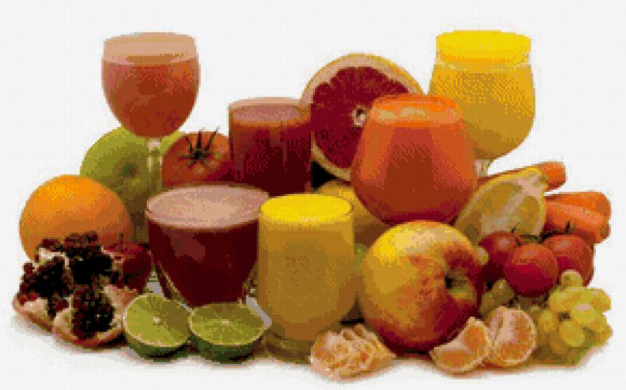 напитки с фруктами - напиток, кухня, овощи, натюрморт, фрукты - предпросмотр