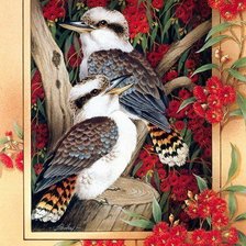 Схема вышивки «птицы»