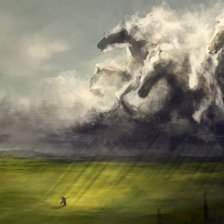 Облачные лошади