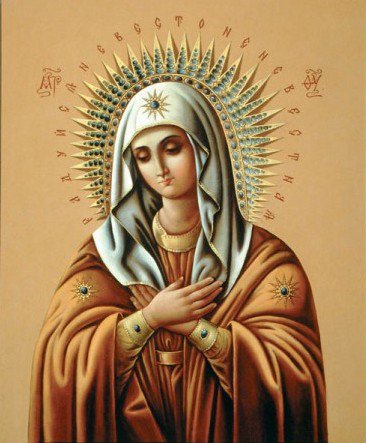 Умиление Пресвятой Богородицы - икона, богородица, умиление - оригинал