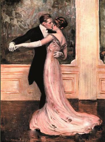 Последний Вальс - поцелуй, пара, вальс, любовь, танец, картина - оригинал