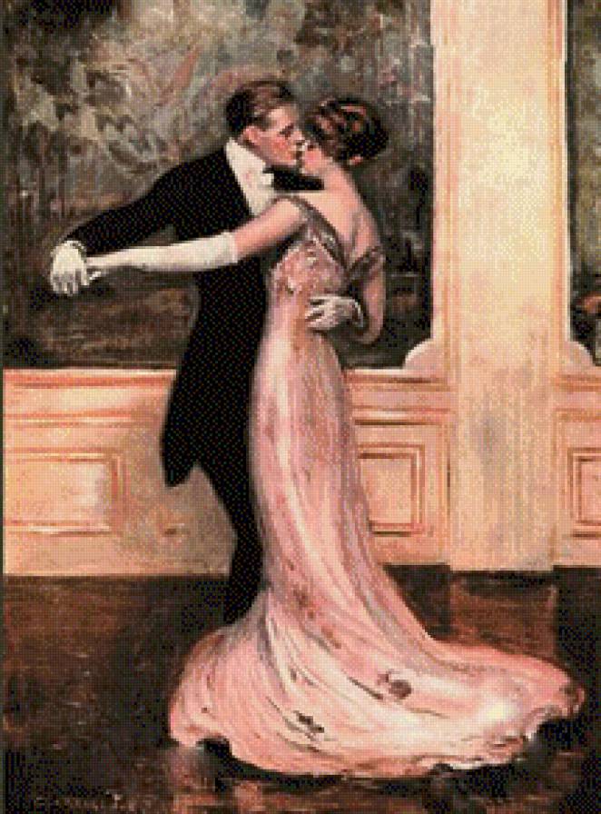 Последний Вальс - вальс, картина, поцелуй, пара, танец, любовь - предпросмотр