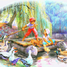 на прогулку