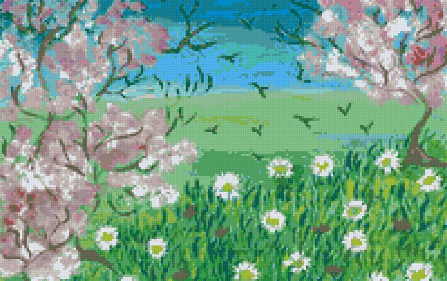 в поле - природа - предпросмотр