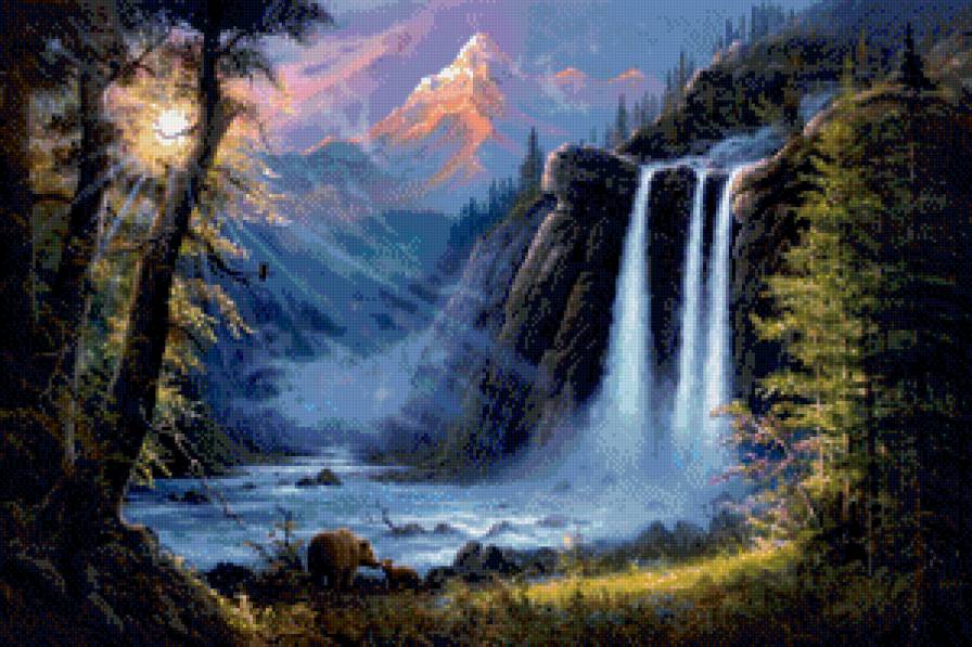 водопад - предпросмотр