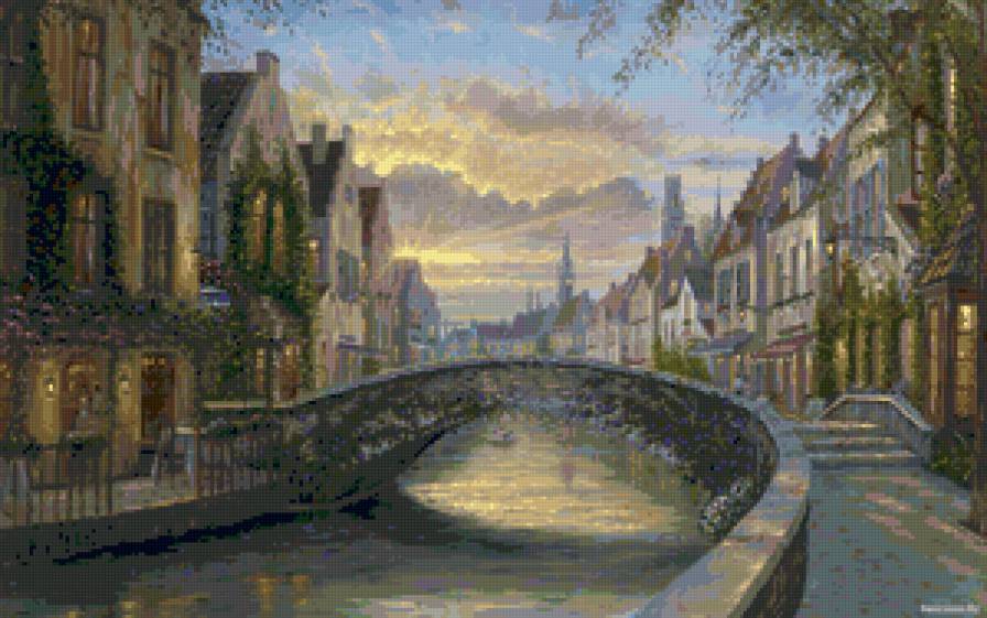 Серия "Пейзажи": Венеция на закате - предпросмотр