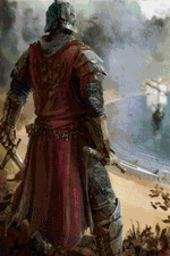 Рыцарь - фэнтези, рыцарь, мужчина, средневековье - предпросмотр