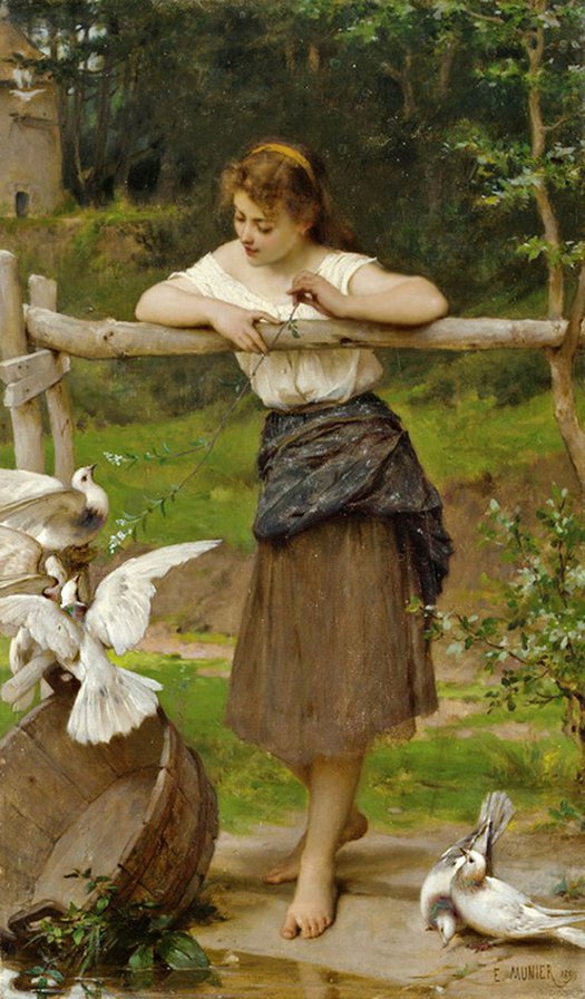 Девушка - девушка картина - оригинал