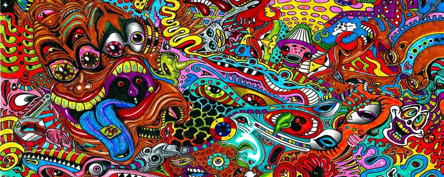 Красочное - красочное, сюрреализм, психоделика - оригинал