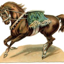 Схема вышивки «цирковая лошадь»